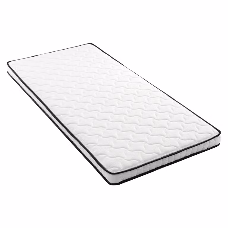 Materasso a molle insacchettate, dimensioni: 90 x 190 cm, spessore: 10 cm, grado di rigidità: H3, con moduli ergonomici e supporto per la zona lombare; materasso arrotolabile