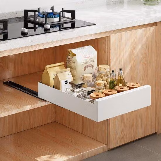 Pratico organizer per cassetti da cucina con sistema di riconoscimento - Installazione facile e veloce senza forature