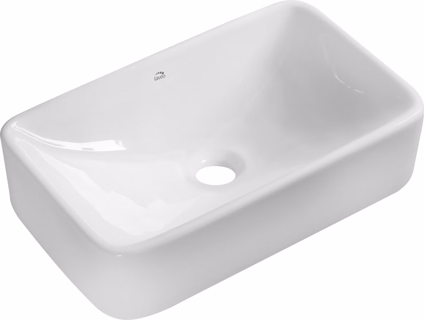 Laveo KVADRATO lavabo in Vetroceramica da appoggio VUK_6249