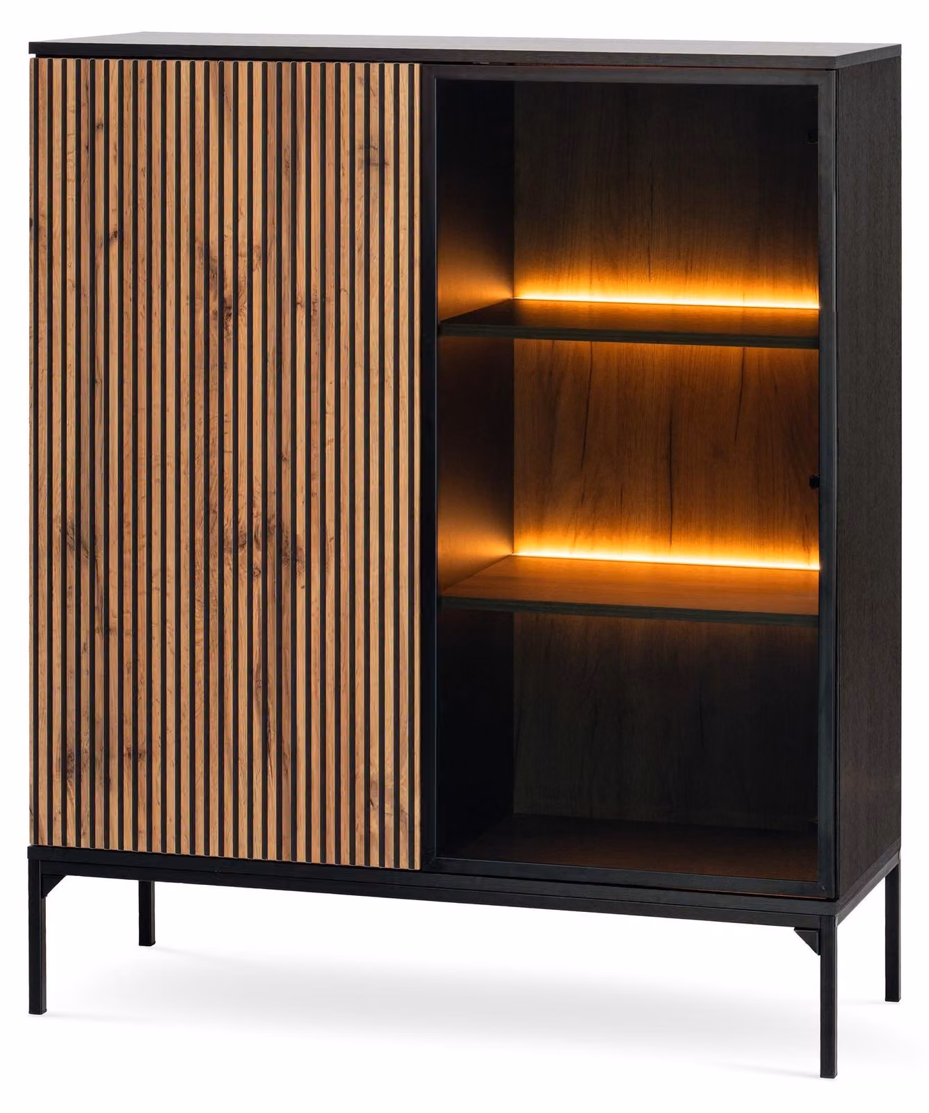 Lampada da comodino, colore nero