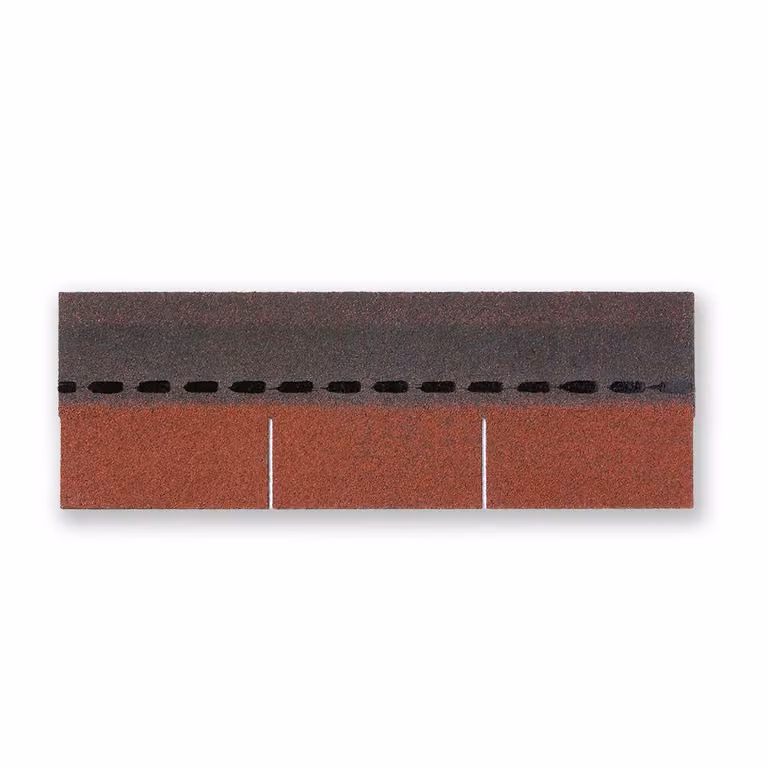 Tegole bituminose 2 m² rettangolari Colore delle tegole: rosso