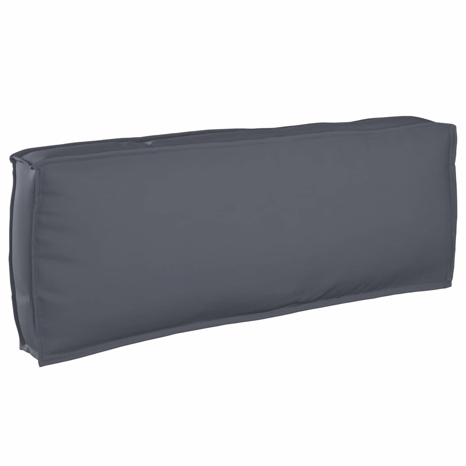 Cuscino vidaXL in tessuto Oxford idrorepellente, colore antracite, L 120 x P 40 x H 12 cm