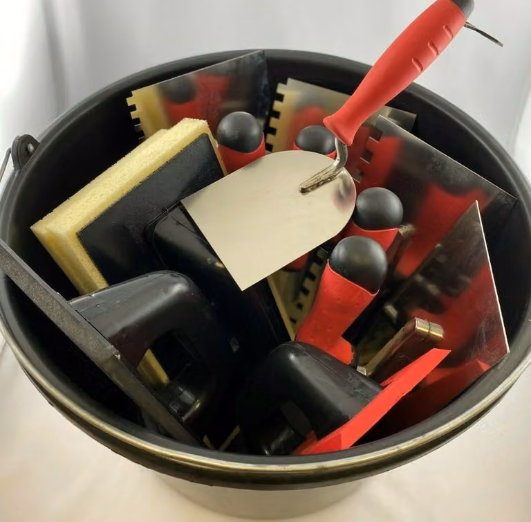 CONTOO set per piastrellisti set di lavaggio da 10 pezzi cazzuole dentate set di attrezzi da costruzione CT02_10
