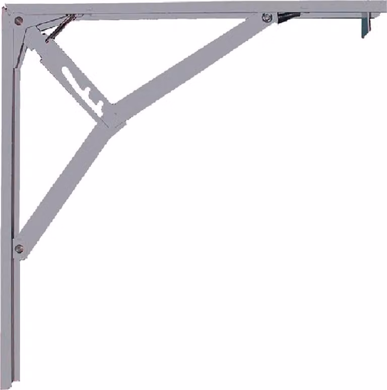 Staffa angolare 3 posizioni plm06 cromo lucido 400 x 400 mm