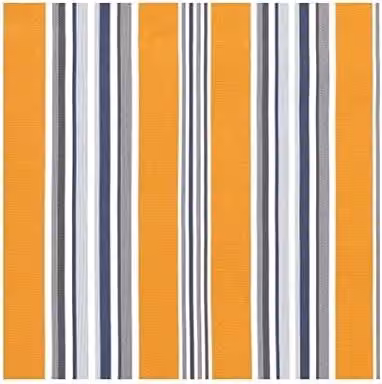 Tenda da sole a barra quadra GARDEN FRIEND con riga gialla, struttura in alluminio e tessuto in poliestere, L: 300 cm, H: 200 cm – 2