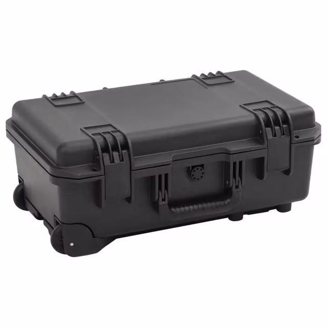 Valigetta da Volo Portatile vidaXL Nera Impermeabile con Inserti in Plastica L/P/H: 55 x 35 x 22,5 cm
