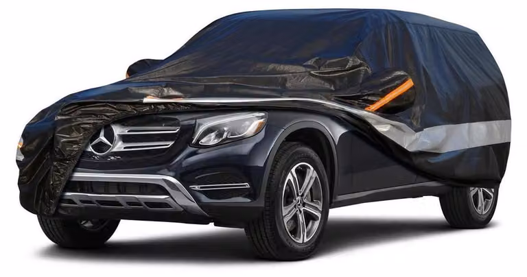 Copertura per auto, 10 strati, impermeabile, traspirante, colore nero, per modelli Mercedes-Benz GLC/EQC (2016-2023)