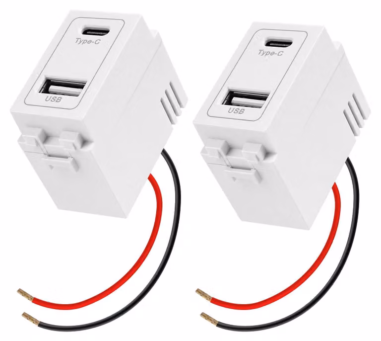 Modulo di alimentazione di tipo C + USB, da presa a 220 V a trasformatore a 5 V