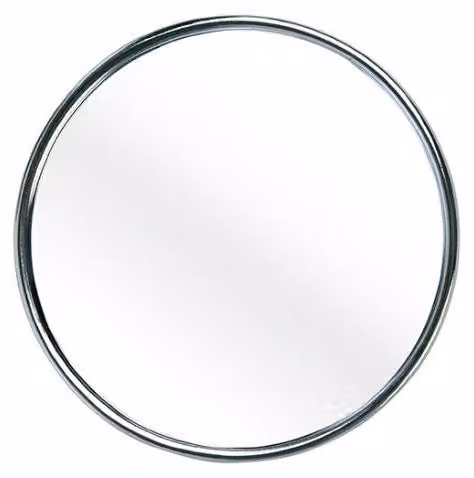 Specchio di aspirazione cromato Beter X10 7,5 cm