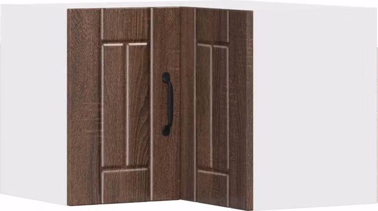 Mobile angolare per parete LUCCA Rovere Marrone 57 x 57 x 40 cm