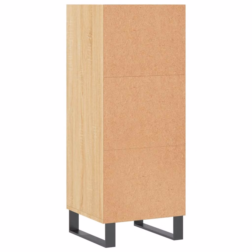 Credenza Rovere Sonoma 34,5x32,5x90 cm in Legno Multistrato