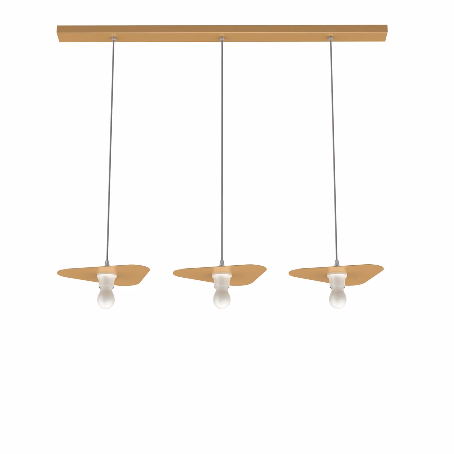 Lampada A Sospensione Cloud Lineare A 3 Luci, Monocolore Opaca