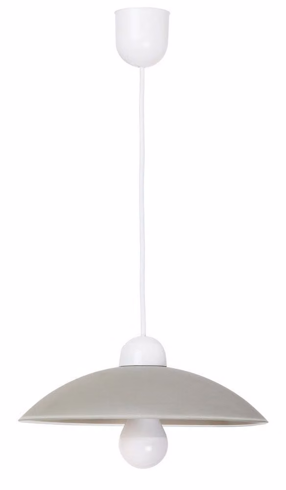 Rabalux 1408CUPOLA, 1 lampadina, E27, IP20, Grigio