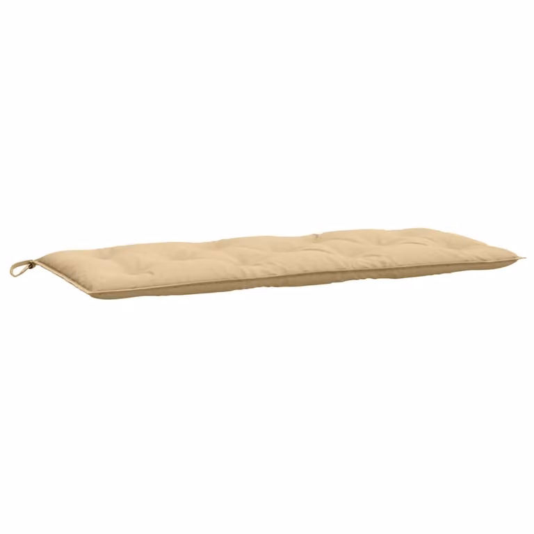 Cuscino per Panca da Giardino Beige Mélange 120x50x7cm Tessuto
