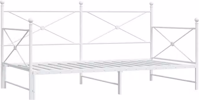 Divano letto | Sof¨¤ letto | Letto singolo Estraibile senza Materasso 100x190 cm in Acciaio