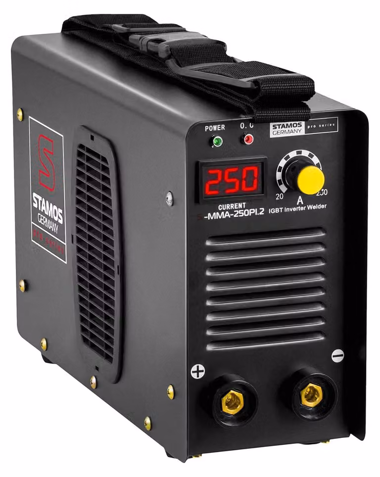 Saldatrice inverter per elettrodo – 250 A di corrente di saldatura – 230 Volt – cavo da 8 metri