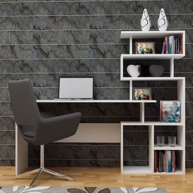 Skye Decor, Next- Next DEC, bianco, tavolini, 70x130x40 cm, 100% pannello di particelle rivestito in melammina