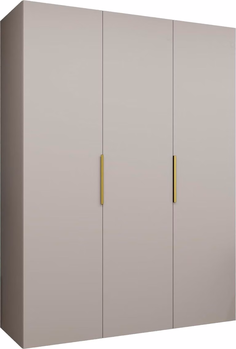 MEBLE KRYSPOL, armadio, armadio 150 cmx202x52, cashmere, oro
