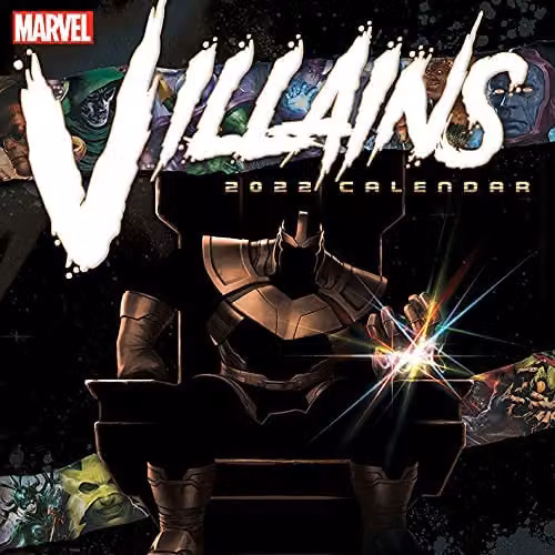 Calendario 2022: I cattivi dei fumetti Marvel