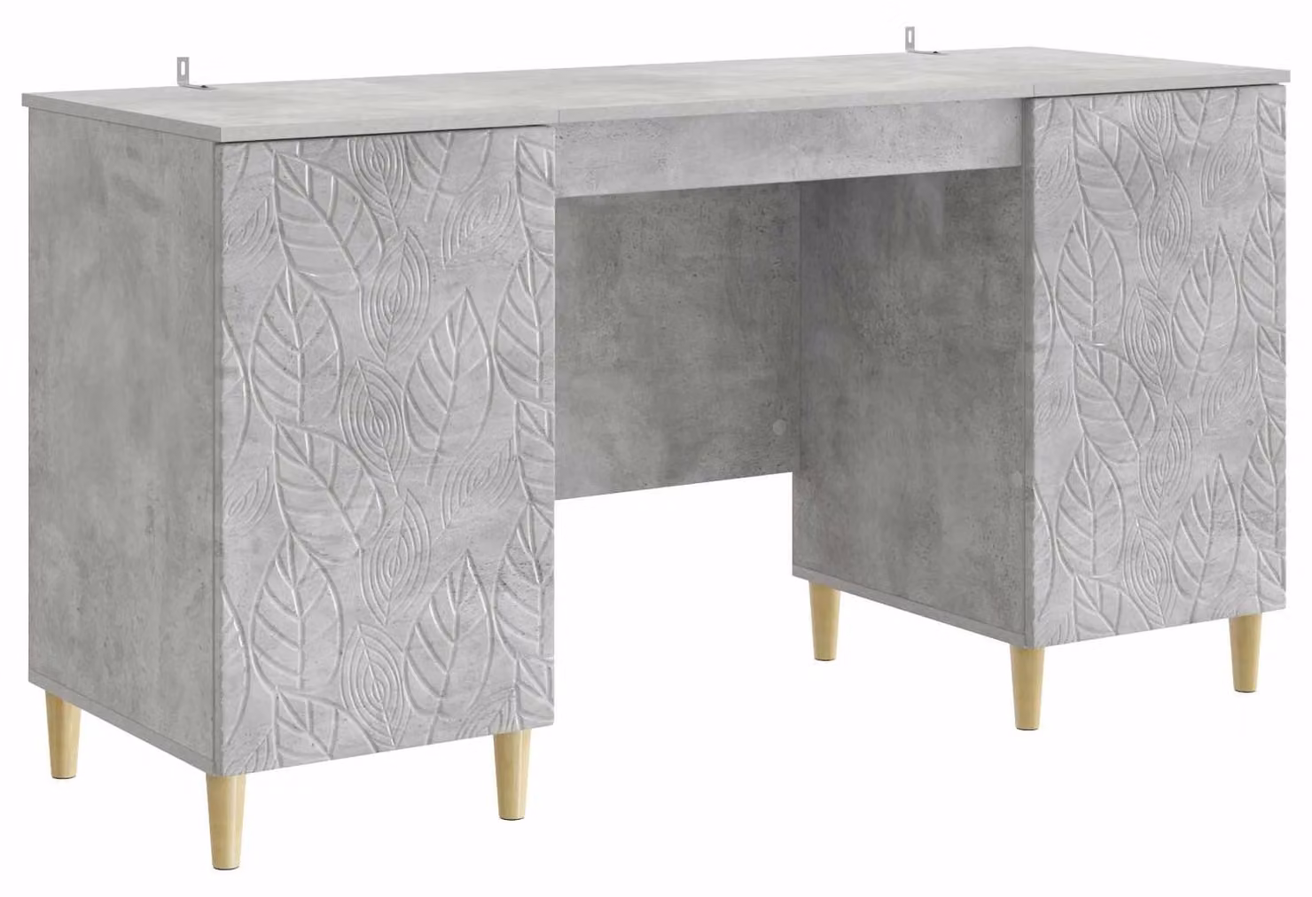 Scrivania Grigio Cemento Legno ingegnerizzato