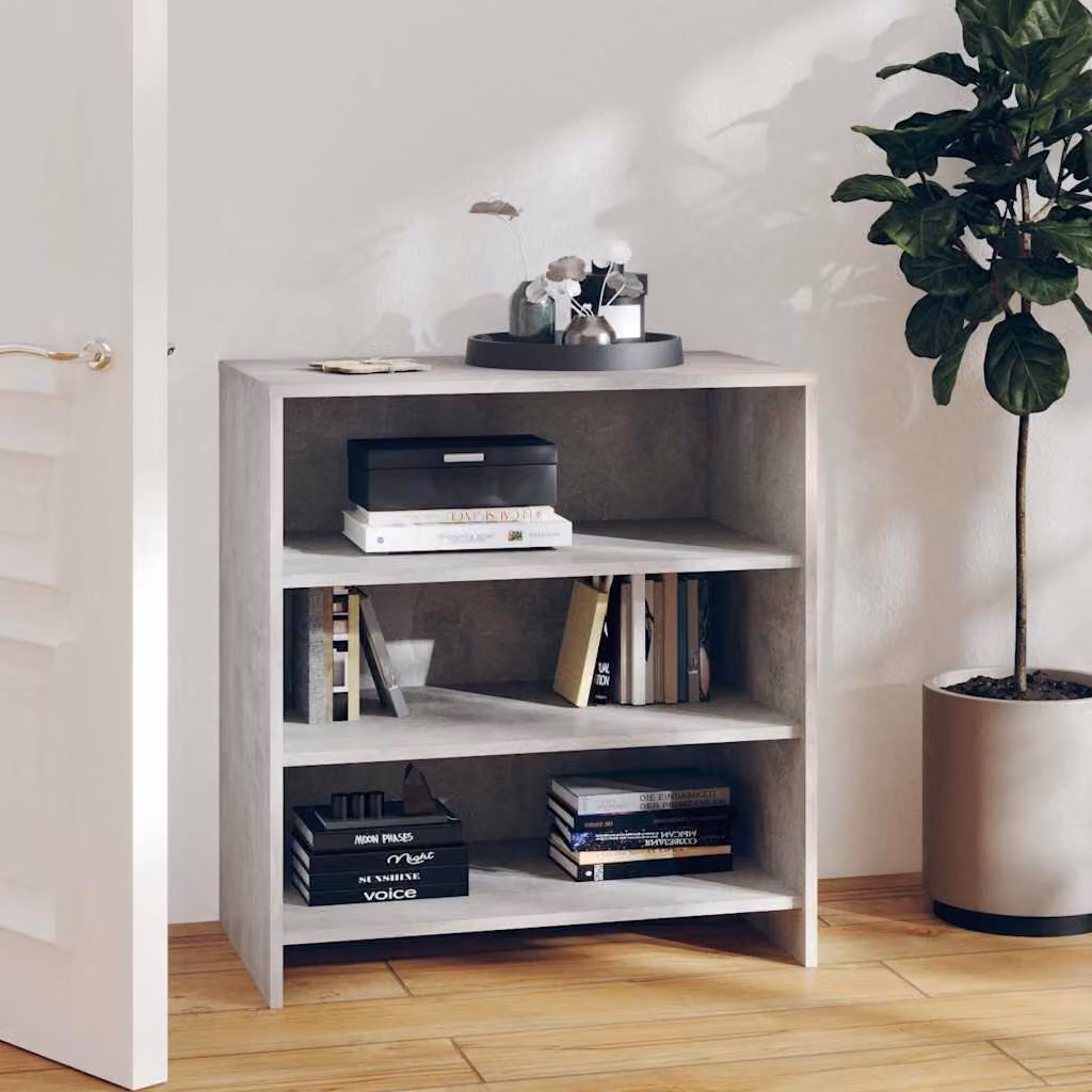 Credenza moderna vidaXL in MDF Grigio Cemento L 70 cm x P 40,5 cm x H 75 cm