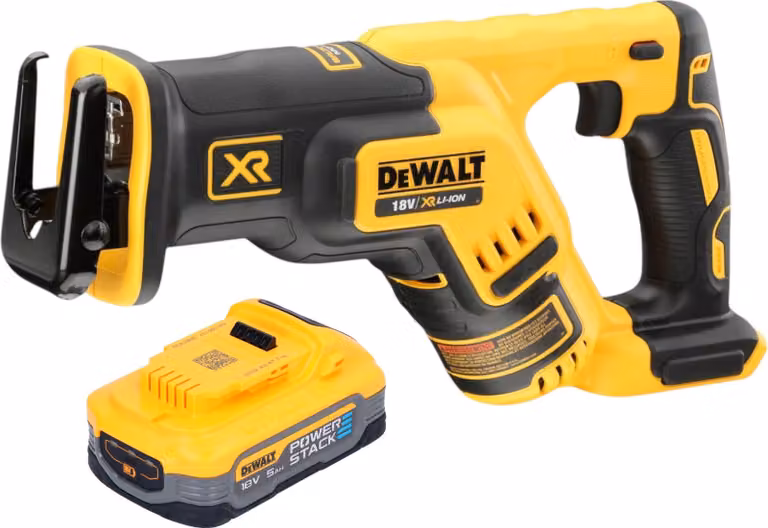 Sega a gattoparo a batteria DeWalt DCS 367 N 18 V Brushless + 1x batteria Powerstack 5,0 Ah - senza caricabatterie