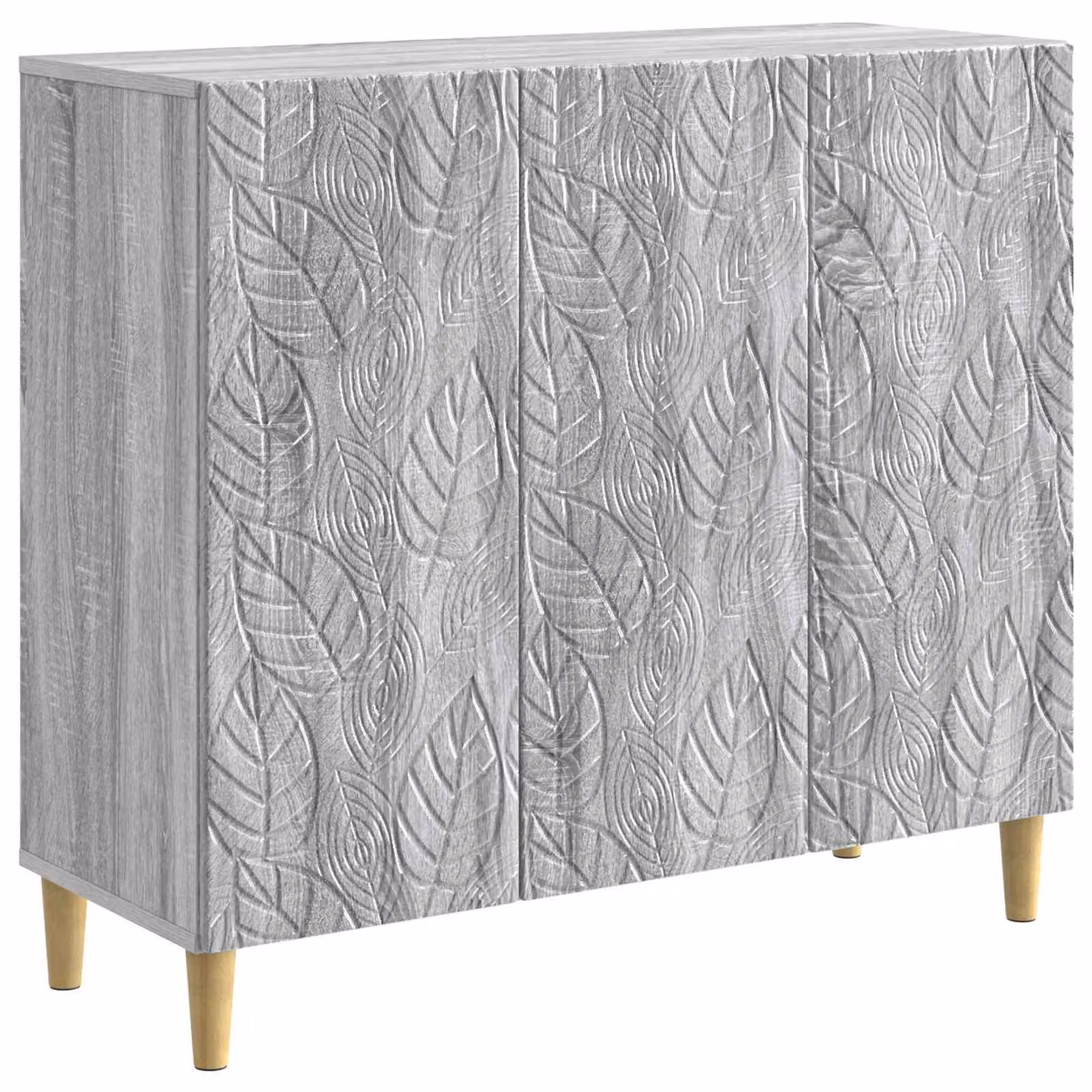 Credenza Sonoma grigio 89 x 34,5 x 80 cm Legno ingegnerizzato