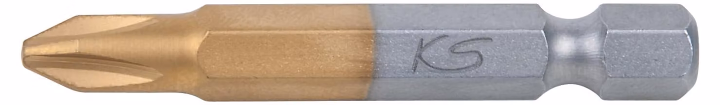 KS TOOLS 1/4" TiN Bit 50 mm PH2 5er Pack - 911.2645