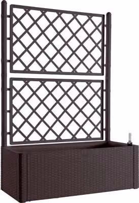 Fioriera con Grigliato Natural Deluxe Stefanplast 100 x 43 cm 142 cm