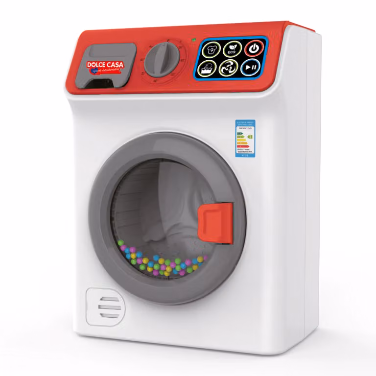 Lavatrice giocattolo TU GIOCHI colore bianco per piccoli elettrodomestici domestici