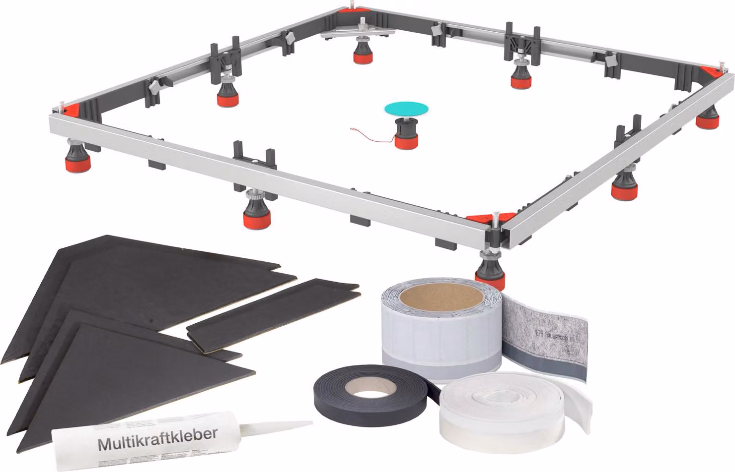 Set per piatti doccia MEPA MR SF RE 3S+ per piatti doccia in acrilico