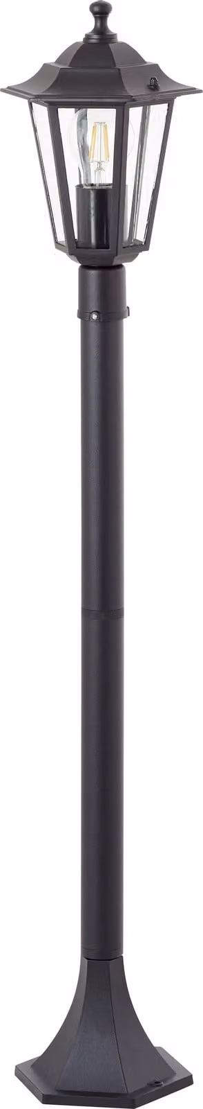 BRILLANTE lampada da terra per esterni Carleen | luce decorativa per sentieri | nero | 100 cm | 1x E27 max. 60 W | IP44
