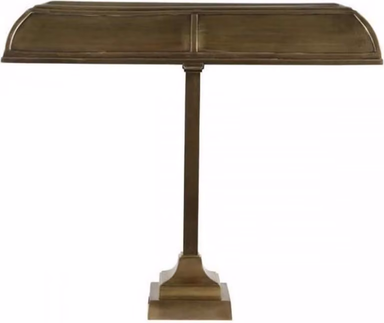 Lampada da scrivania in ottone di design "Casa Padrino", stile New York - Colore ottone, altezza 52 cm, larghezza 61 cm