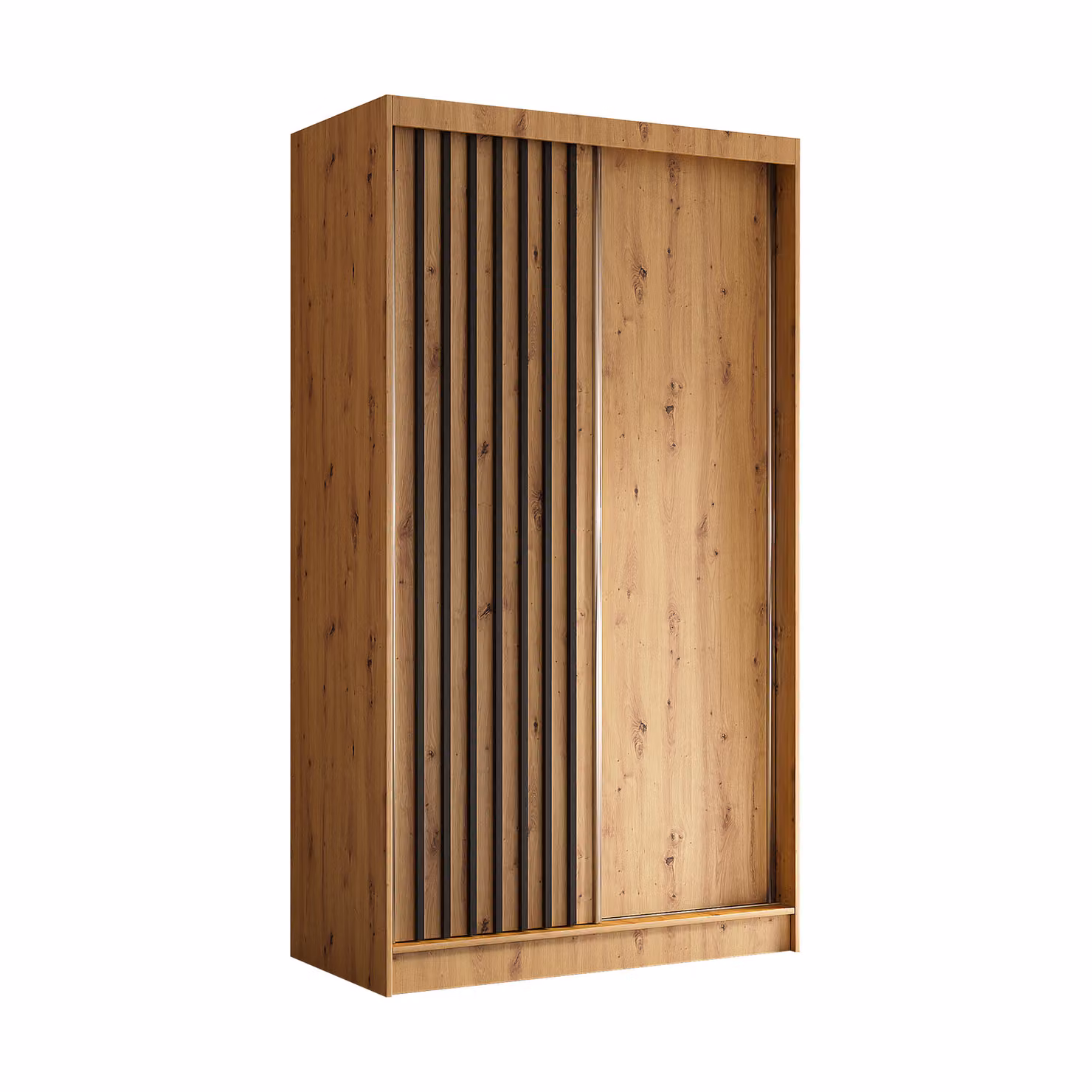 AX LIVING Armadio Cabinio Artisan largo 120 cm con doghe