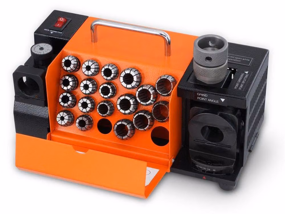 Affilatrice per punte da trapano, precisione elevata - Potenza: 120 W - Velocità: 4500 RPM - Diametro massimo della punta: 3-20 mm - Materiale: acciaio 45#