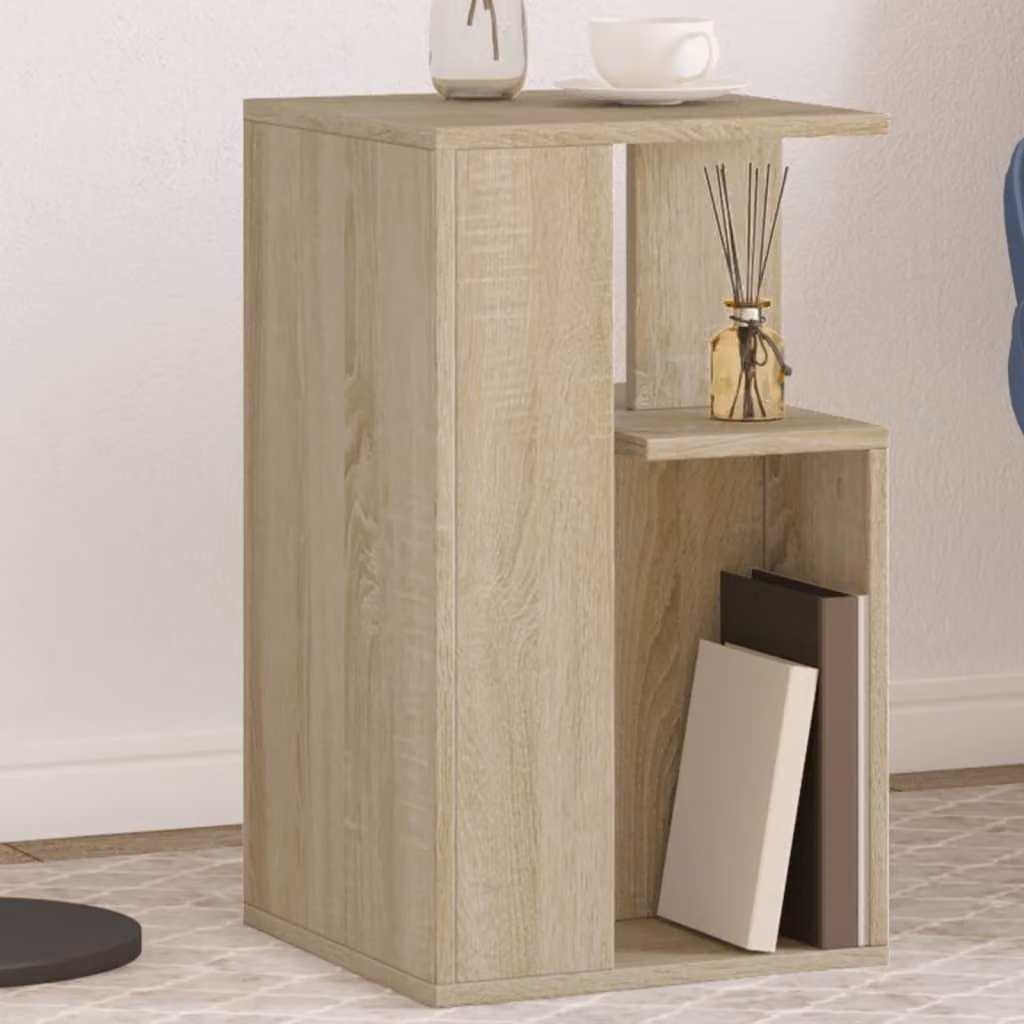 Tavolino da Salotto Rovere Sonoma 35x35x60 cm Legno Multistrato