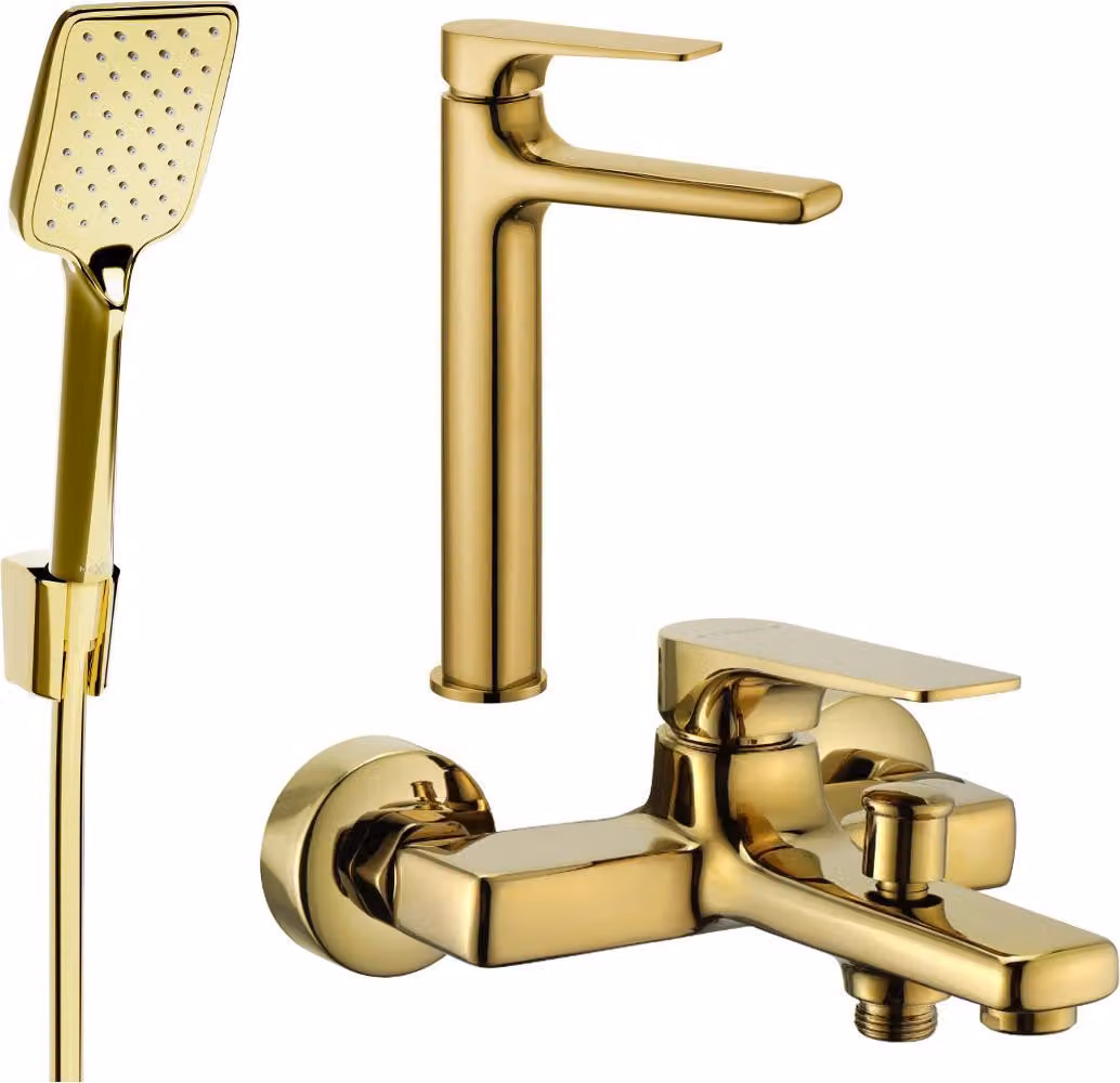 Mexen Lynx R62 set da bagno, dorato - 745913R62-50
