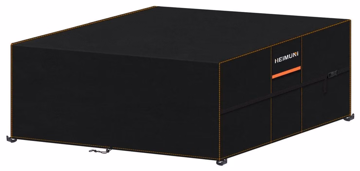 Copertura impermeabile per mobili da giardino, realizzata in tessuto Oxford 420D, dimensioni 250x185x100 cm