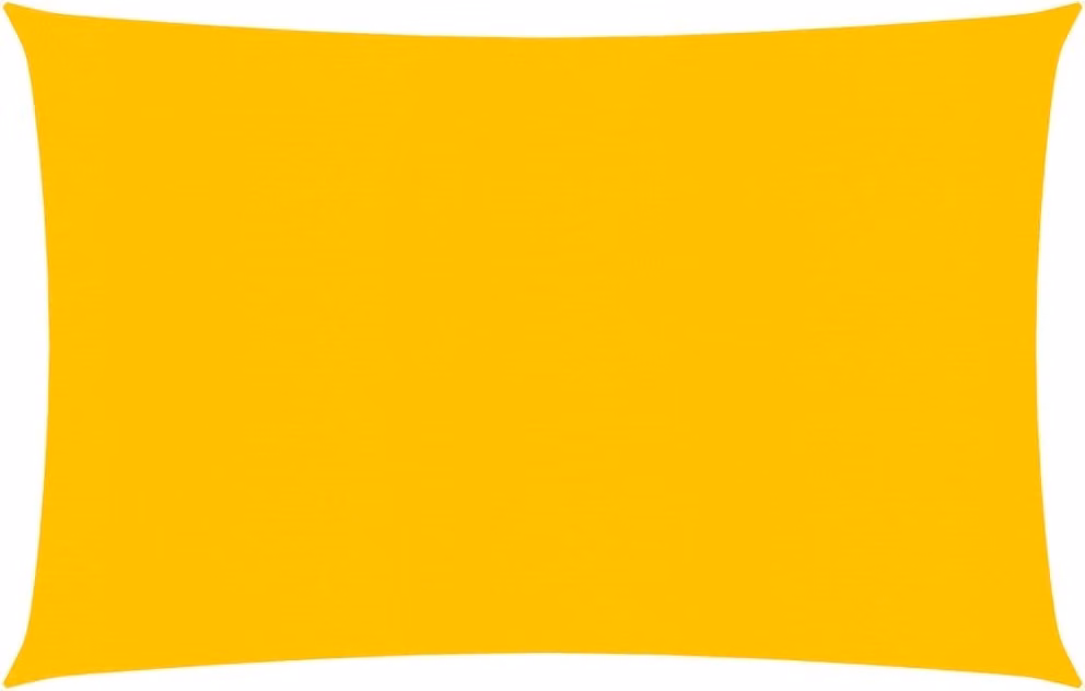 The Living Store Tenda da sole 160 g/m² giallo 2,5x4 m HDPE