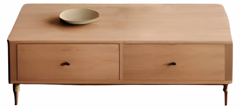 Tavolino moderno in legno di design per il soggiorno