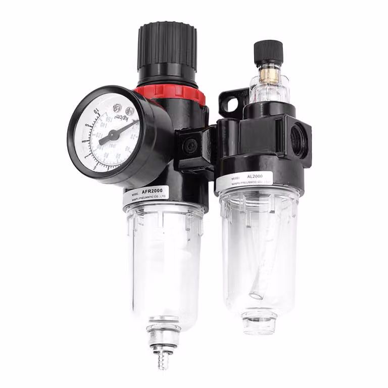 Filtro pneumatico a pressione regolatore lubrificatore trappola per l'acqua e l'umidità separatore di acqua e olio G1/4