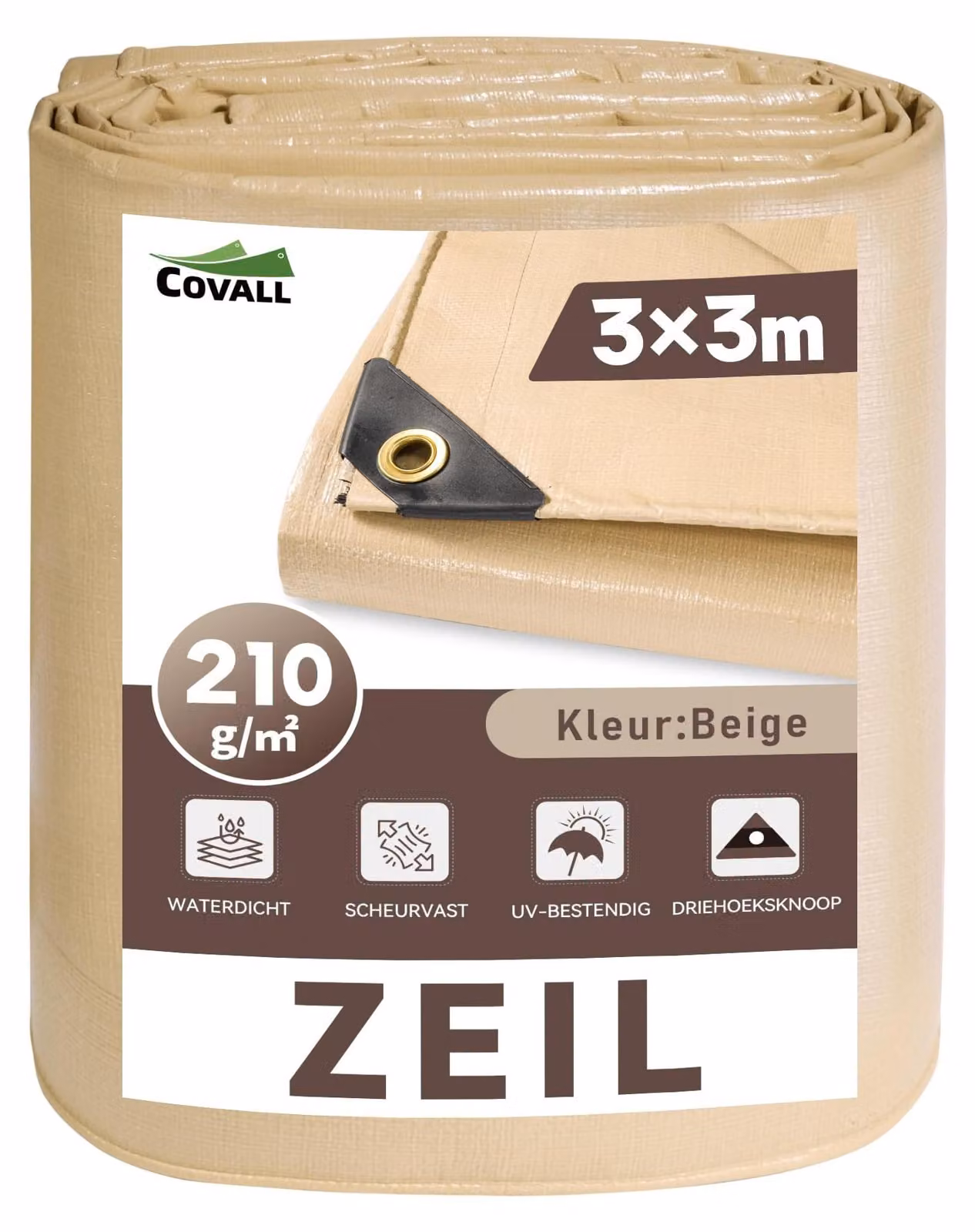 Telo resistente, dimensioni 3x3 metri, con protezione UV e proprietà impermeabili