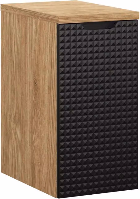 Set mobili bagno Luxor Living moderno in legno nero e marrone L: 140 cm, P: 46 cm, H: 30 cm