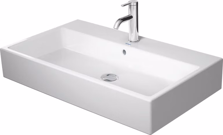 Duravit Vero Air meuble lavabo 80x47cm, avec trop-plein, avec table de robinetterie, 1 trou de robinet, 2350800000, 2350800000