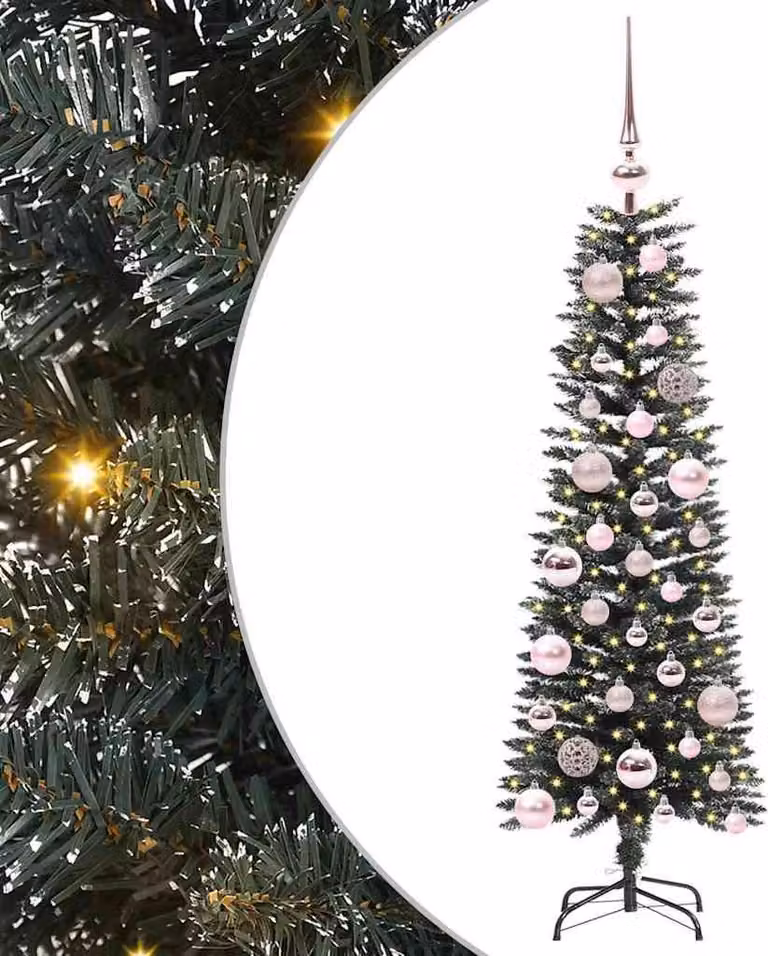Albero di Natale artificiale con 150 LED Verde 120 cm