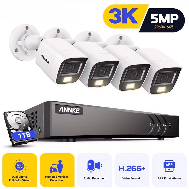 Telecamera di sicurezza - Telecamera di sorveglianza - Sistema di videosorveglianza - Telecamera IP - Sistema di sicurezza