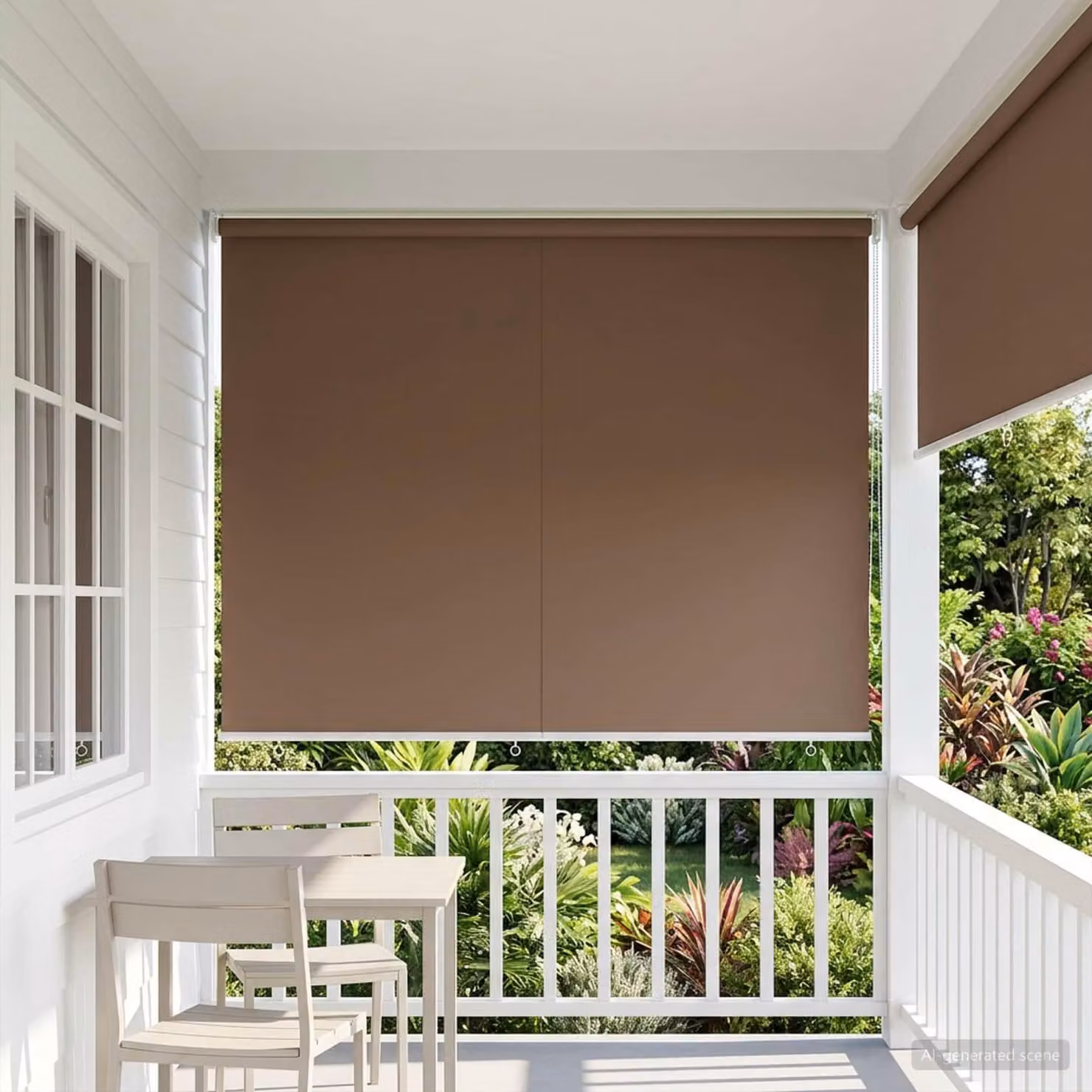 Voletta a rullo con protezione UV Tortora 180 x 140 cm