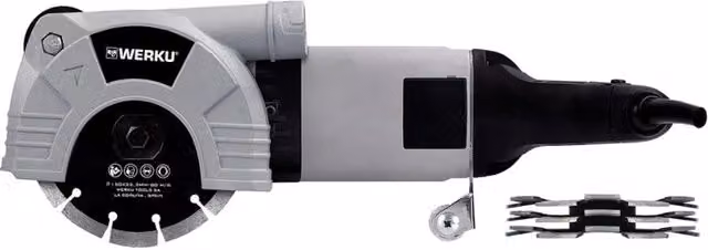 Inseguitore di pareti WERKU da 2400 W, colore grigio