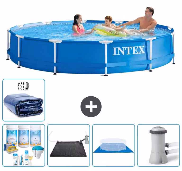Piscina fuori terra autoportante - 366x76 cm - composta da 6 elementi - modello S20440