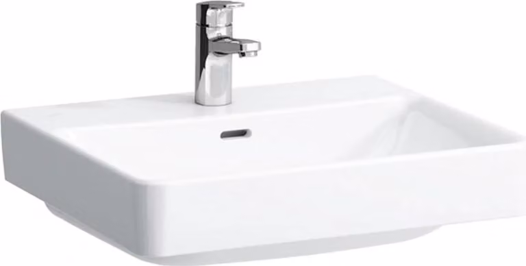 LAUFEN PRO S lavabo, 1 trou pour robinet, avec trop-plein, 550x465mm, H8109620001041, H8109620001041